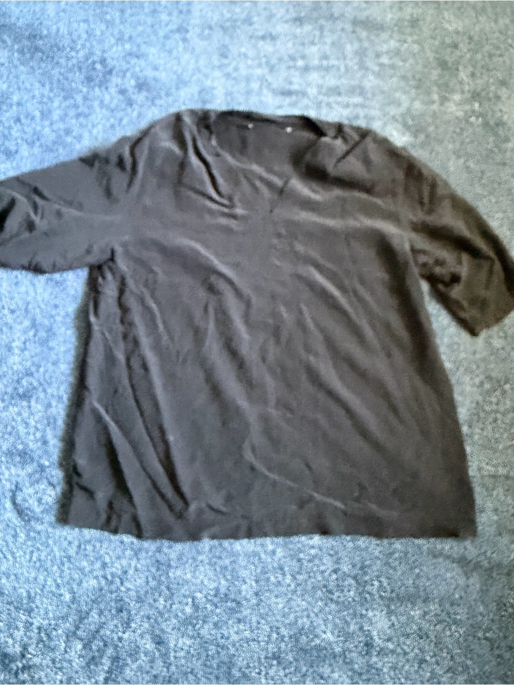 Men's Black Sweater - Classic Lightweight Crewneck